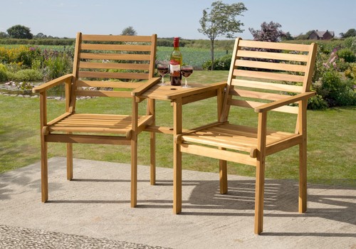 Chinese fir wood garden bench - fir,