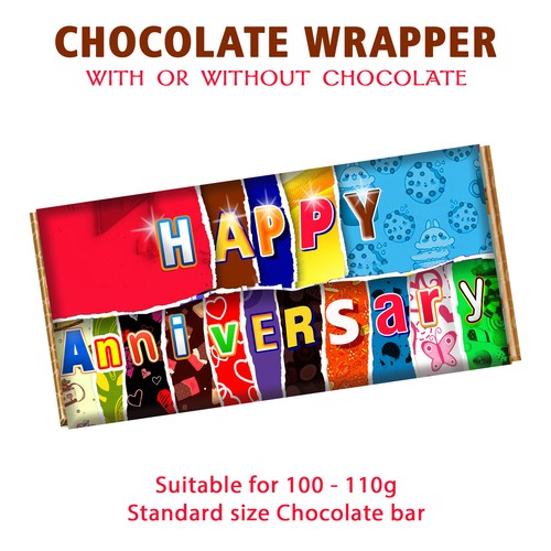 Happy anniversary chocolate - happy,