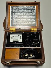 Vintage Kolectric Mark V reinforced concrete cover meter in wooden box vgc