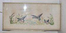 Framed Needlepoint 'Duck