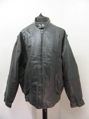 Vintage leather motorcycle - leather,