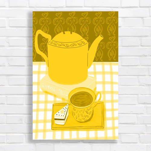Cozy teapot vintage - teapot, retro