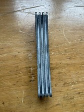 Finesse design real Pewter 128mm cc reeded cabinet kitchen cupboard pull handle