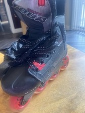 Inline Roller Hockey Skates Tour Code GX Adjustable Junior UK Size 1-4