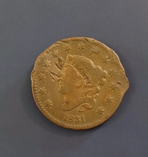 1831 coronet large cent - 1831,