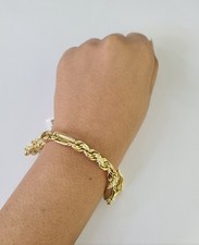 Real 10k Bracelet Milano Rope