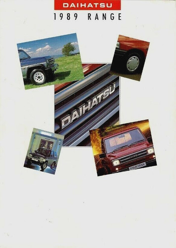 Daihatsu range 1989 - 1989, uk