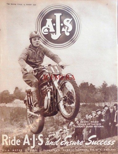 Motorcycles advert - a.j.s.,