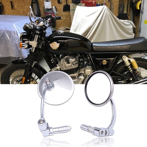 Pair 22mm bar end - 7/8", mirrors