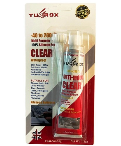 New 50g clear silicone sealant - new,