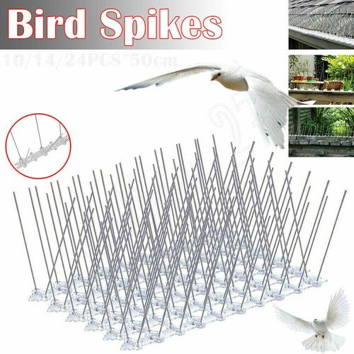 Steel bird spikes fences - 3m,