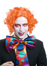 Orange mad hatter wig eyebrows - mad,