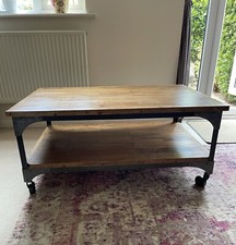 Coffee Table Chunky Wood and