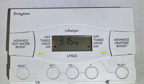 Drayton lp822 digital heating - lp822,