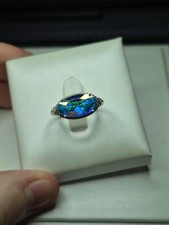 2.66ct Aurora borealis 925