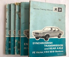 Vauxhall FE Victor VX4 90 & Ventora Workshop Service Training Manuals Set of 7