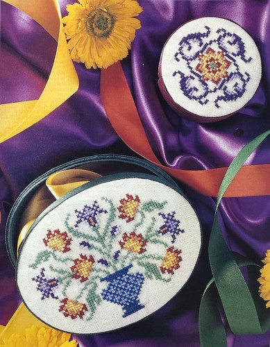 Indian summer floral - indian, cross