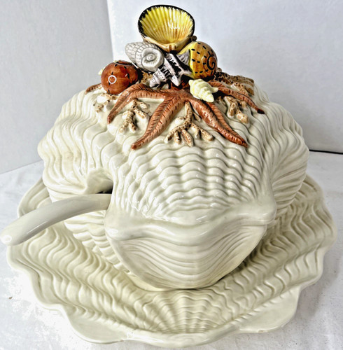 Fitz floyd clam shell - fitz, &
