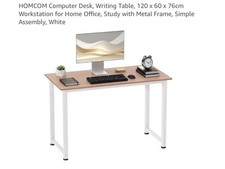 HOMCOM Computer Desk Dining