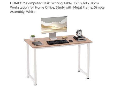 Homcom computer desk dining - desk,