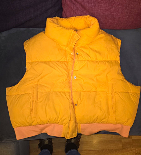 Primark yellow orange padded - primark, yellow/orange