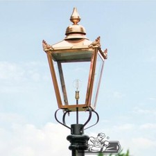 Copper Victorian Lantern 87cm