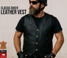 Men Leather Vest Class