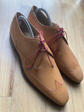 Paul Smith Light Tan Leather Shoes - New - UK Size 8.5