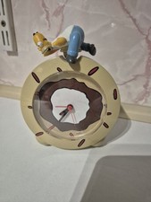 Vintage (Year 2000) Homer Simpson Alarm Clock (Missing Back Cover)