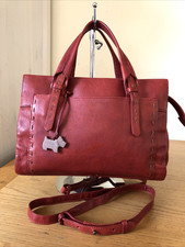 Radley Smart Deep Burgundy Leather Multi Way Bag Work / Business / Everyday
