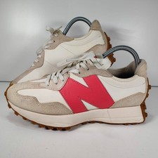 New Balance 327 Trainers Moonbeam Pink Gum MS327ASM UK 6.5 Suede Retro