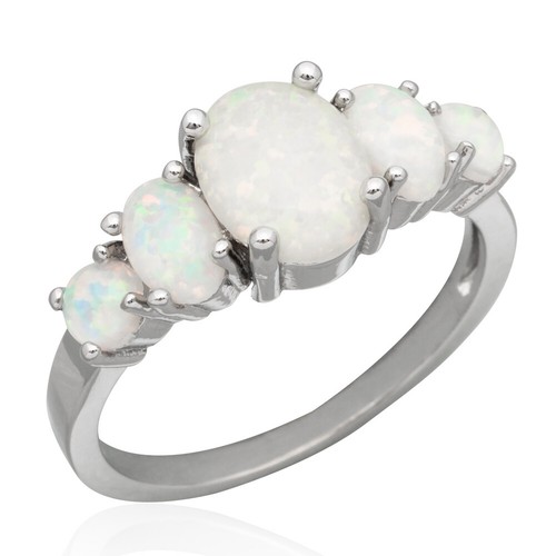 Stone white fire opal - white,