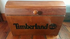 Timberland  company dome top wooden chest ex shop display pirate chest vintage