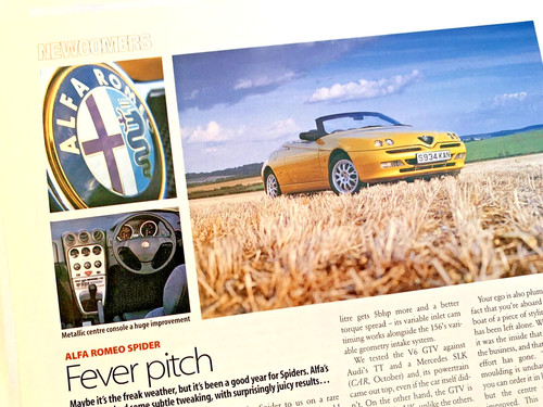 Alfa romeo spider frameable - romeo,