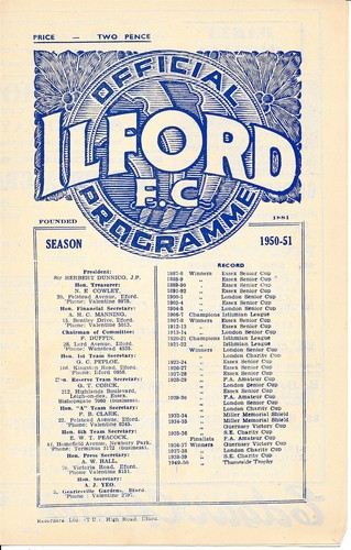 Ilford grays athletic essex - ilford,