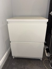 2X IKEA Malm Modern 2-Drawer