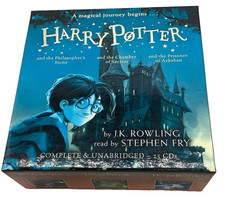 Harry Potter Audio Books 1-3 Complete & Unabridged 25 CD Box Set - Stephen Fry