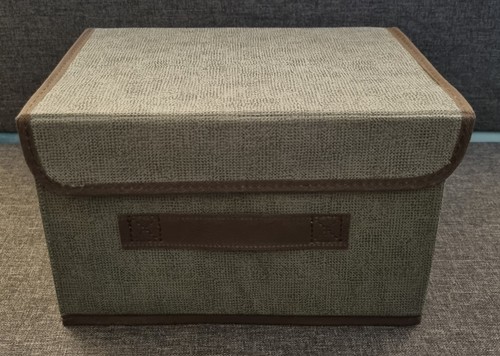 Small lidded foldable - foldable, grey