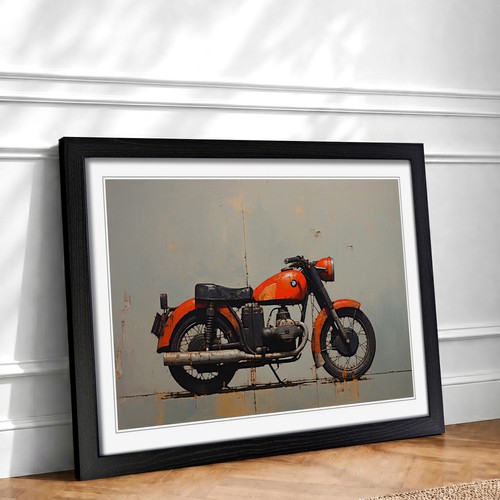 Motorbike minimalism framed - minimalism,