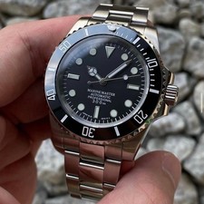 Custom 40mm Black Polished