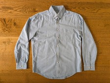R M Williams Blue Oxford Button Down Small