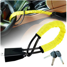 Steering wheel lock seatbelt - lock,