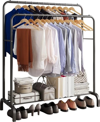 Double clothes rail heavy - clothes,