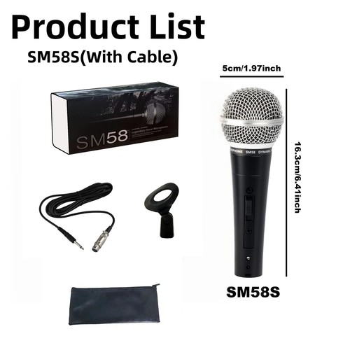 New shure sm58s - new, dynamic
