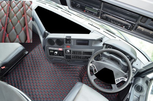 Truck eco leather floor mats - truck,
