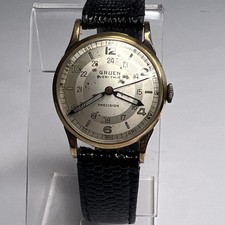 29mm Gold Tone Gruen Veri Thin