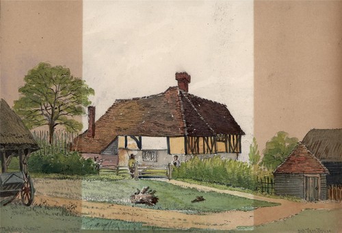 Old farm house - old,
