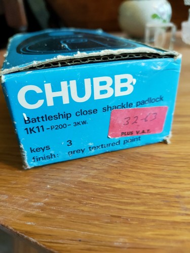 Original vintage chubb - original,