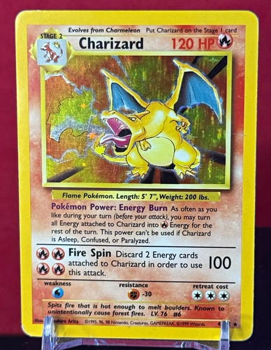 Pokémon tcg charizard 102 - pokémon,