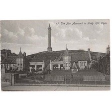 ELGIN The New Approach to Lady Hill, Moray Postcard Unused